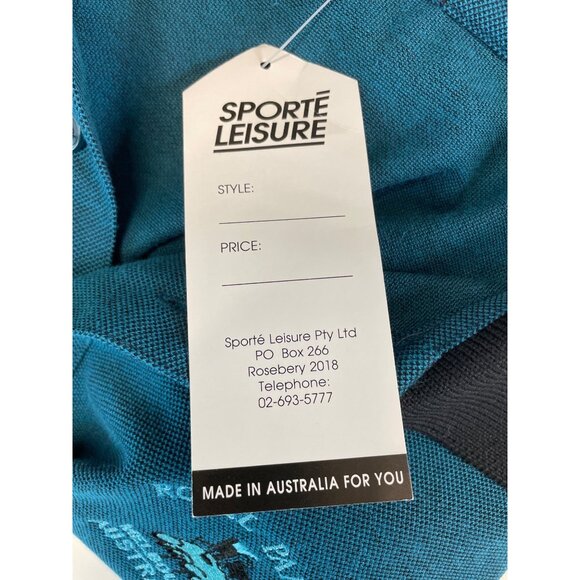 Sporte Leisure Mens Size XL Royal Park GC Melbourne Australia Blue Polo Shirt - Picture 7 of 9